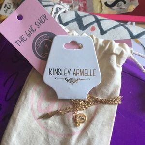 Kingsley Armelle lightening bolt necklace